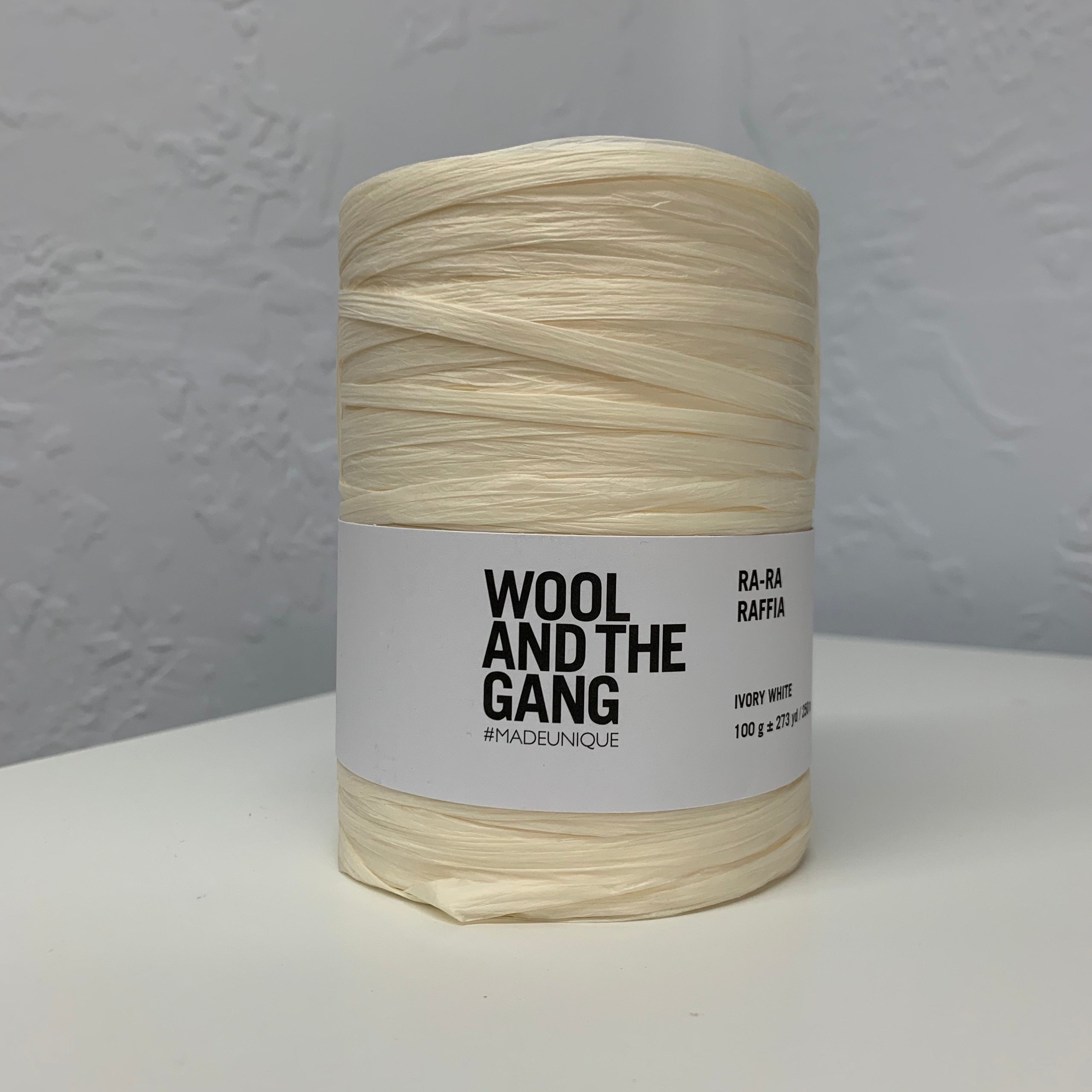 Wool and The Gang Ra-Ra Raffia - Coal Black